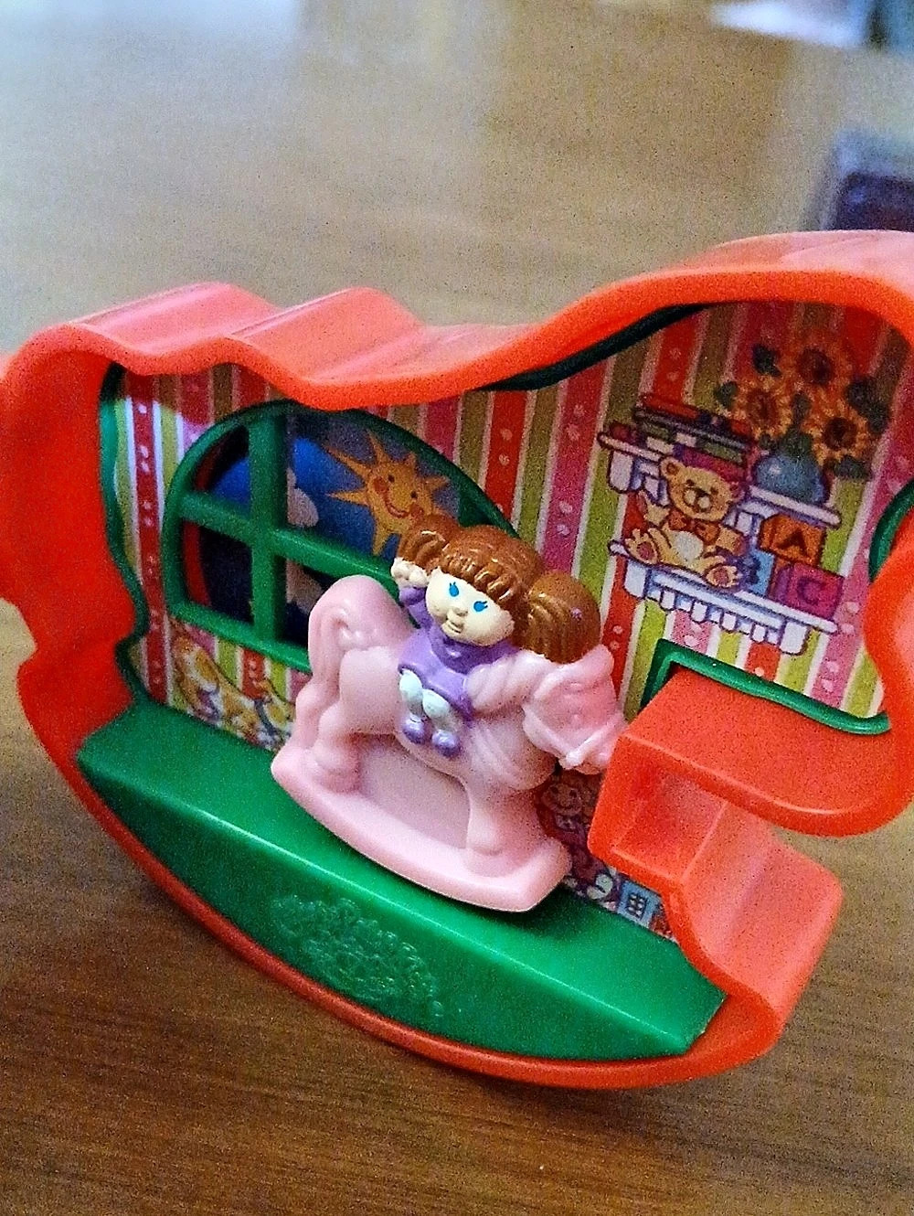 Vintage 1995 McDonalds Happy Meal Toy Cabbage Patch Kids Rocking Horse